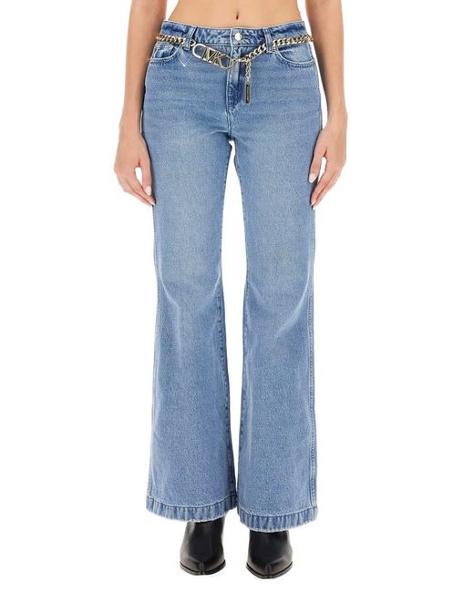 Michael Kors Blue Flare Fit Jeans