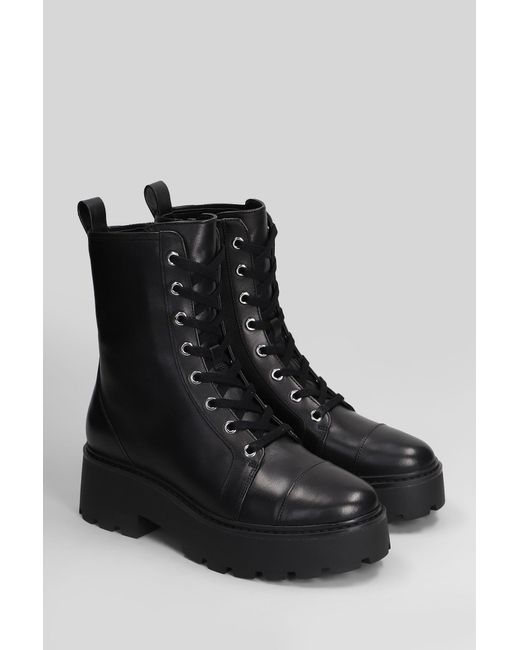 Michael Kors Black Blake Bootie Combat Boots