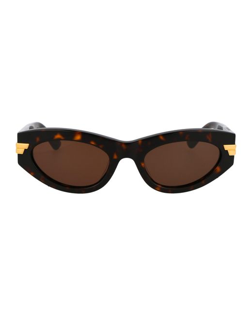 Bottega Veneta Bv1189s Sunglasses in Brown | Lyst