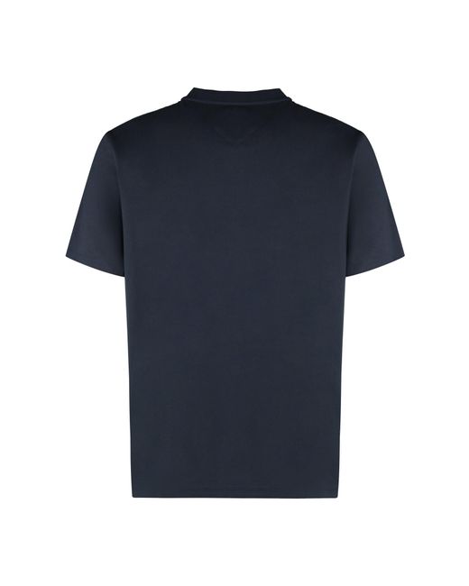 MCM Blue T-shirt With Logo, for men