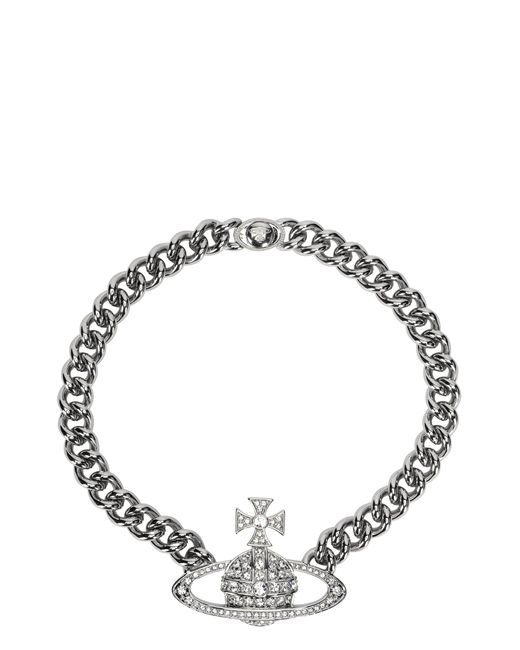 Vivienne Westwood Metallic Chain Necklace Neysa Brass Necklaces