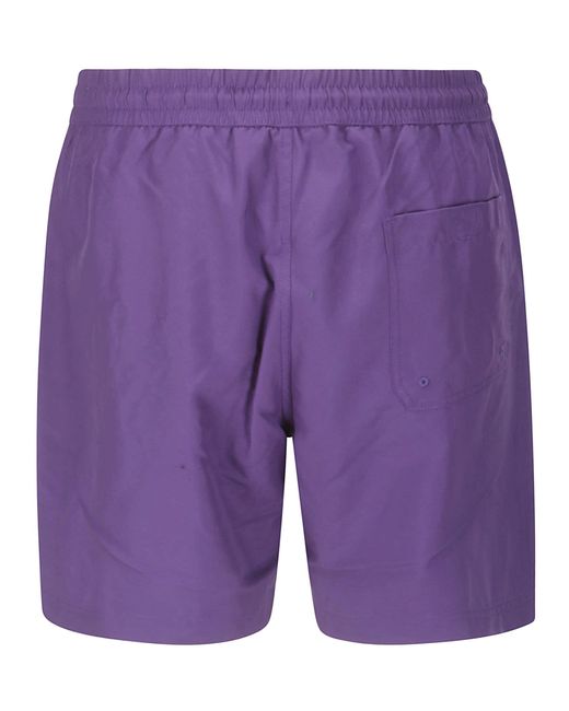 Carhartt Purple Chase Swim Trunk Polyester for men