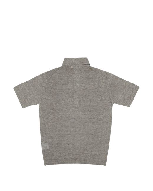 FILIPPO DE LAURENTIIS Gray Polo Shirt for men