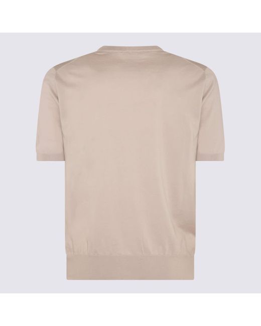 Cruciani Natural Cotton T-Shirt for men