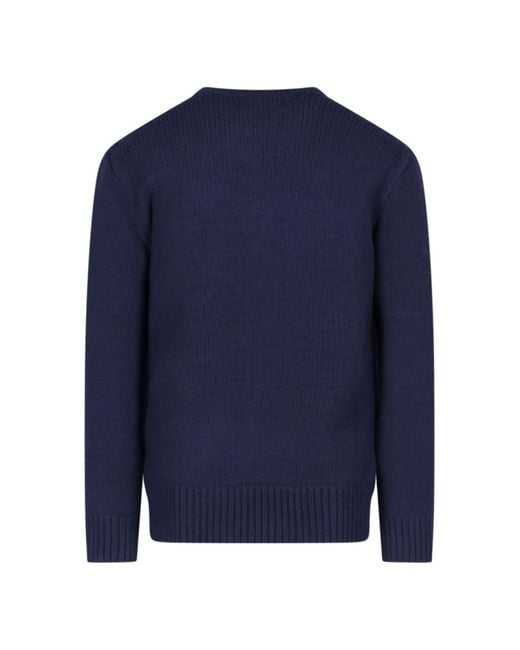 Polo Ralph Lauren Blue Logo Sweater for men