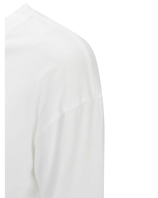 James Perse White Long-Sleeve Shirt