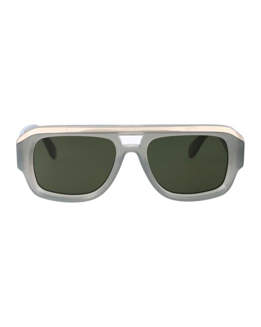 Palm Angels Green Stockton Sunglasses