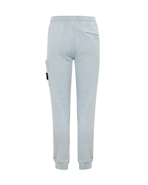 Stone Island Blue Sports Trousers 64551 for men