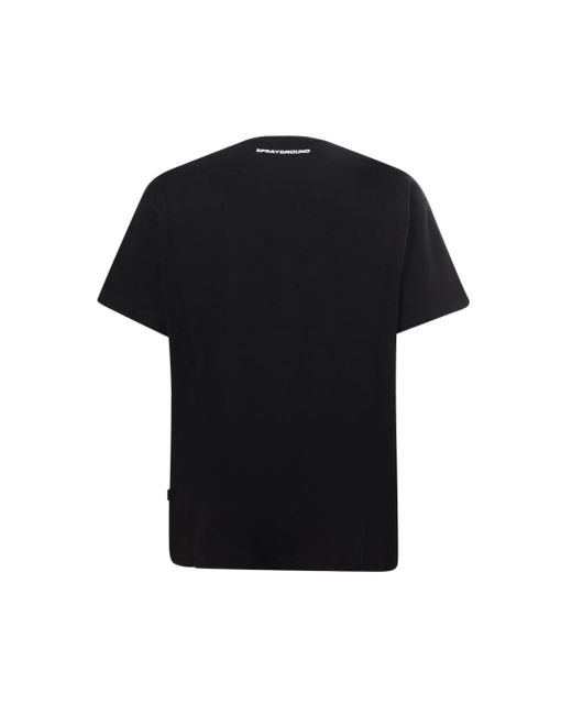 Sprayground Black T-Shirt for men