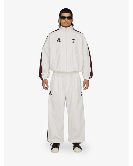 Adidas White Trousers Recycled Nylon for men