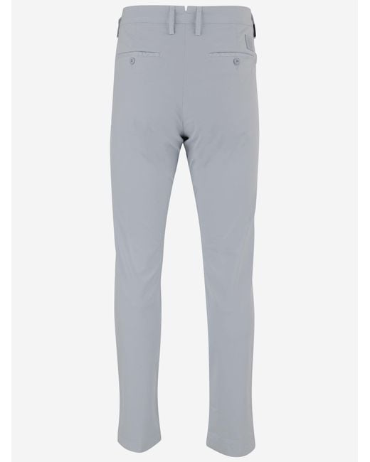 Jacob Cohen Gray Trousers Stretch Cotton Blend for men