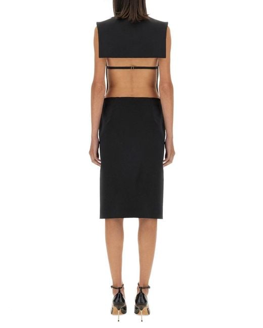 Sportmax Black Alete Dress Polyester