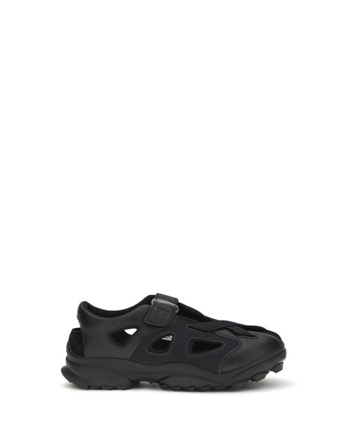 Adidas Black Sandals Gsg9 Leather for men