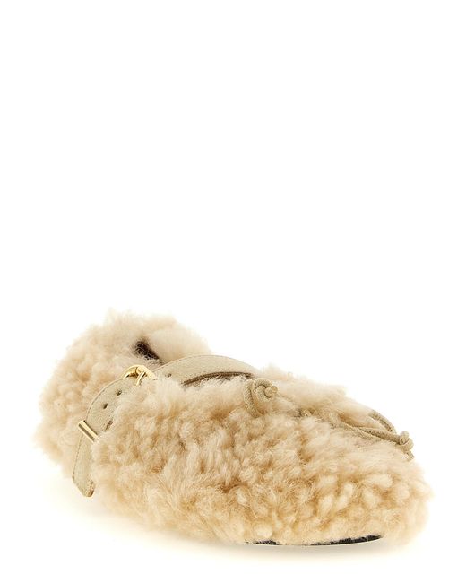 Marni Natural Lambskin Ballet Flats