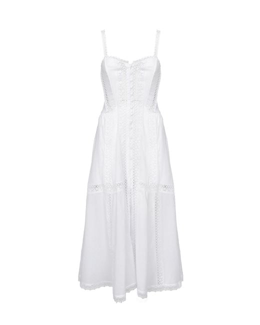 Charo Ruiz White Dresses Cotton Polyester