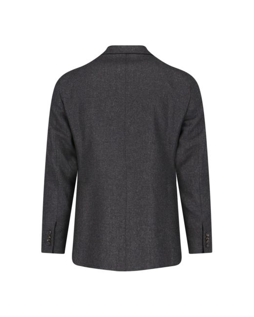 Tagliatore Gray Double Breast Blazer Jacket for men