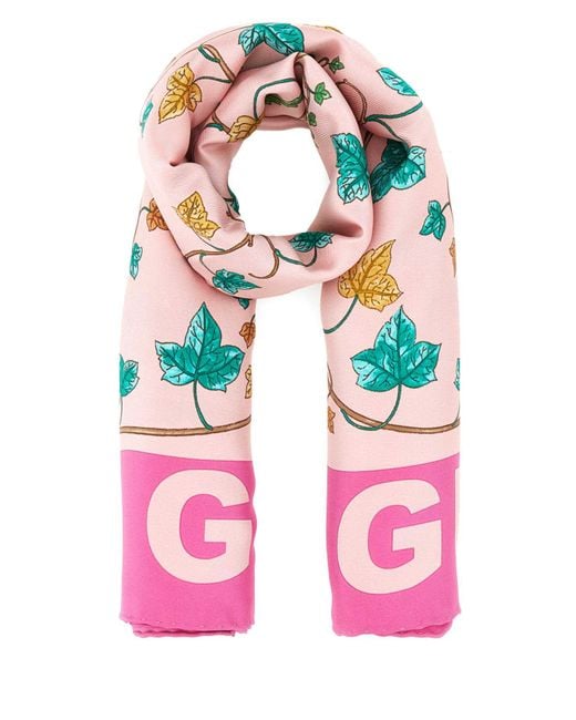 Gucci Pink Scarves And Foulards