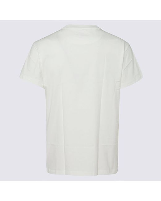Jil Sander White Cotton T-Shirt Set for men
