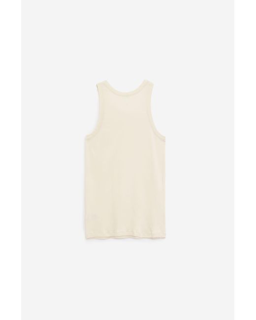 Auralee White Tank Top for men