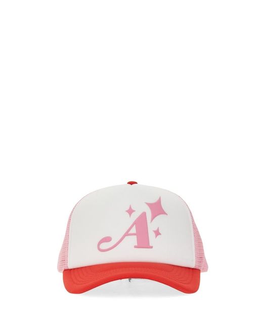 AWAKE NY Red Baseball Hat With Logo for men