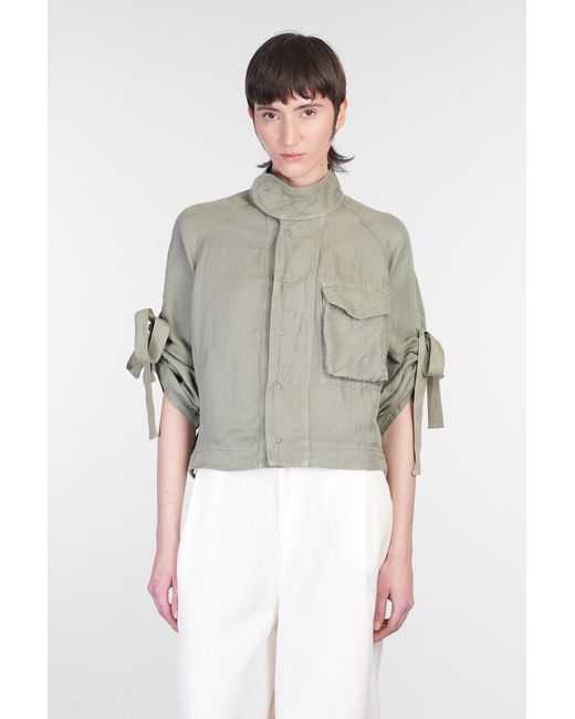 120% Lino Multicolor Casual Jacket