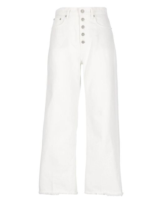 Polo Ralph Lauren White Wide Leg Jeans