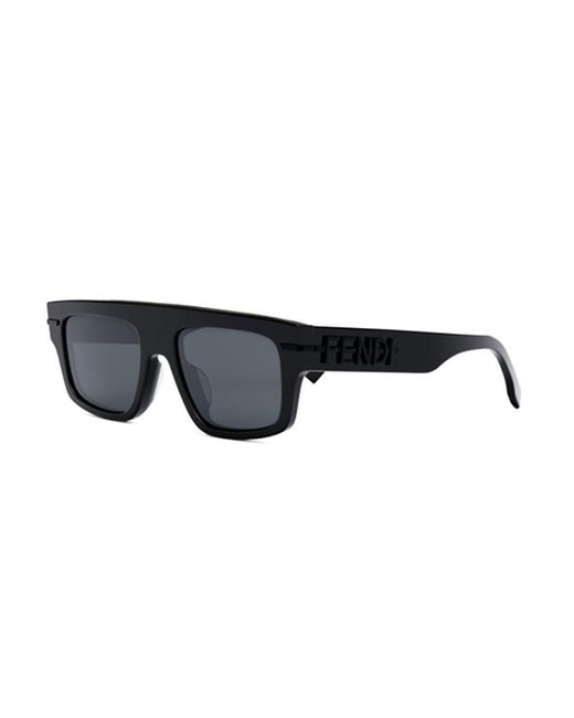 Fendi Black Square-frame Sunglasses