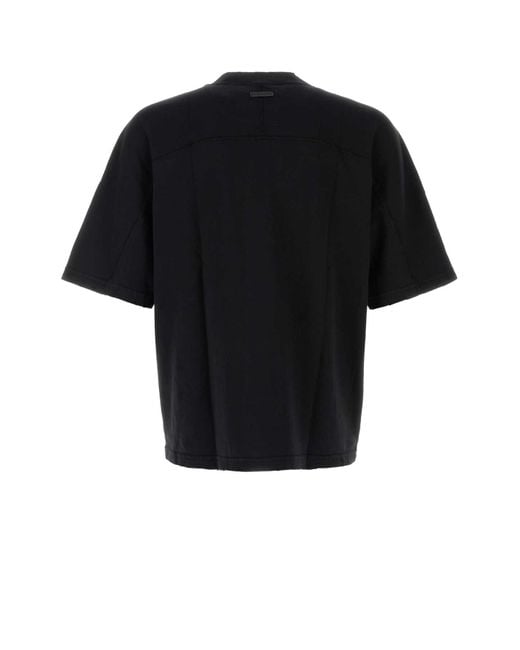 Dolce & Gabbana Black Logo Patch Crewneck T-Shirt for men
