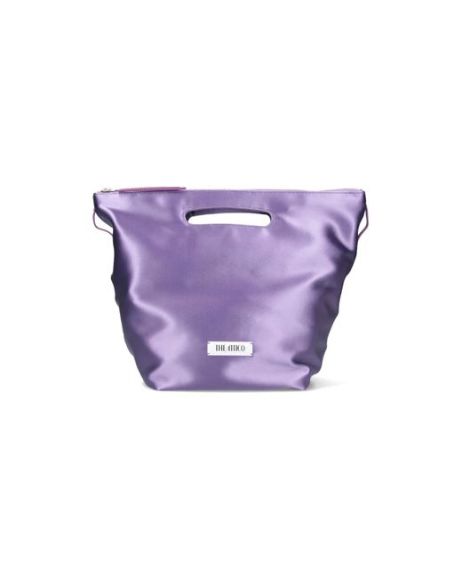 The Attico Purple 'via Dei Giardini 30' Tote Bag