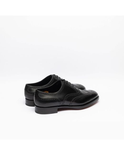 Edward Green Black Malvern Calf Oxford Shoe for men