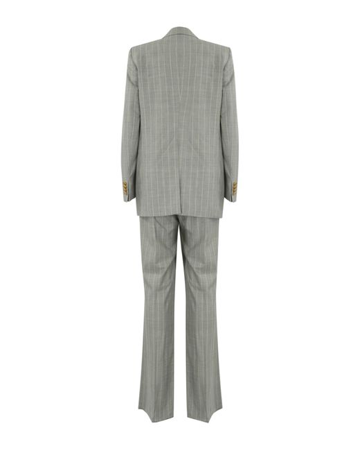 Tagliatore Gray Jasmine Wool And Silk Suit