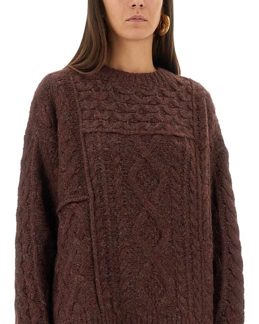 Isabel Marant Brown Deottile Sweater Acrylic Jumpers