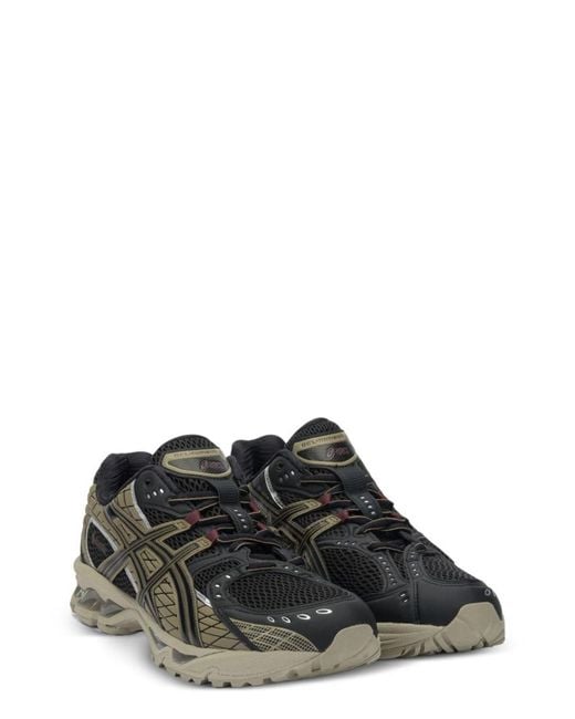 Asics Green Sneakers Gel Nimbus 10.1 Gtx Synthetic Leather Trainers