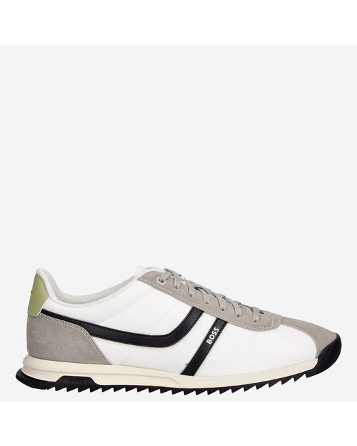 Boss White Sneakers Zayn Trainers for men