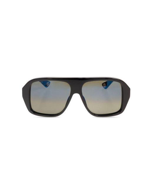 Gucci Multicolor Navigator Frame Sunglasses for men