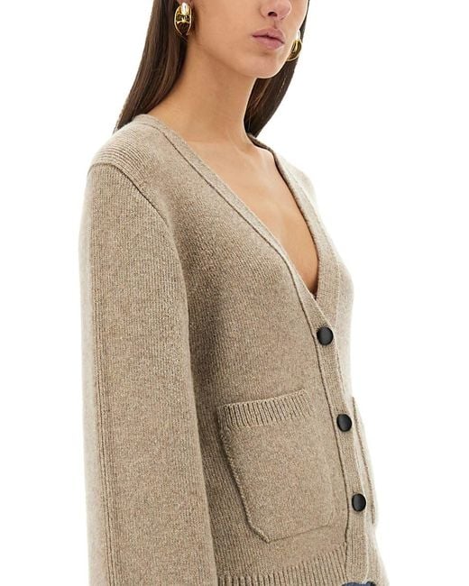 Khaite Natural Scarlet" Cardigan