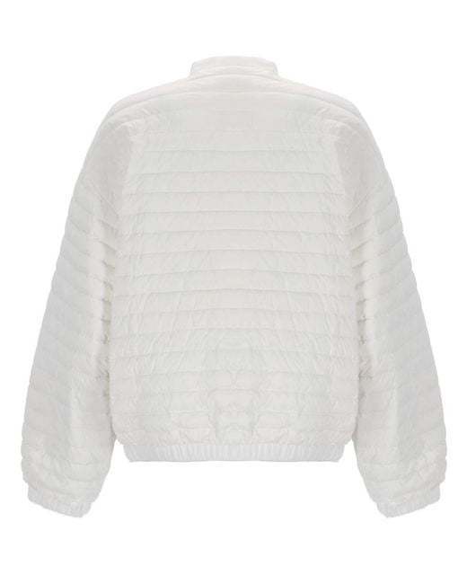 Moorer White Elvira-S3 Jacket Polyamide