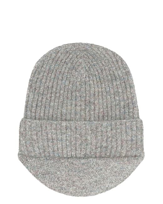 RANRA Gray Knitted Beanie for men