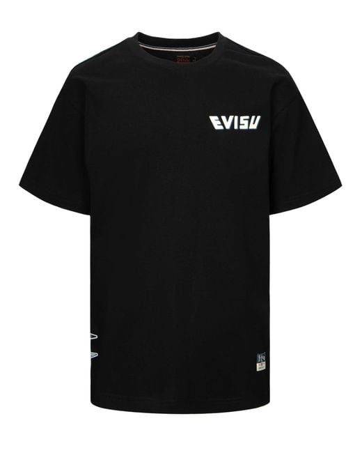 Evisu Black T-Shirts And Polos for men