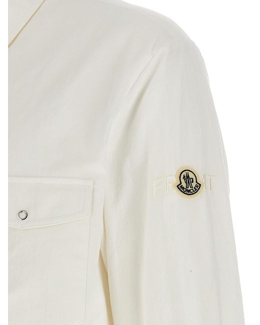 Moncler Genius White Polyamide Blouse for men