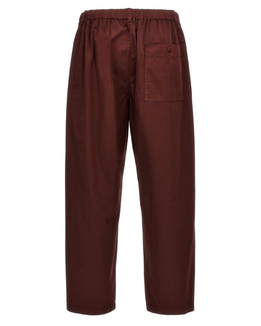 Lemaire Purple Relaxed Pants for men