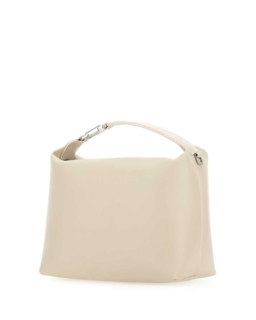 Eera Natural Sand Leather Moonbag Handbag