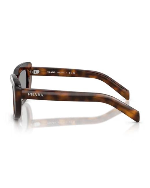 Prada Brown Pr D07S Acetato Sunglasses