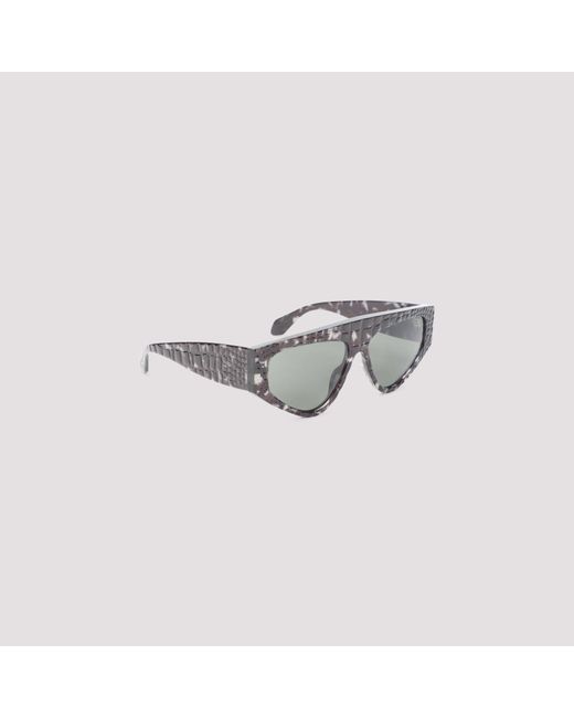 Alaïa White 97 Mask Sunglasses Acetate