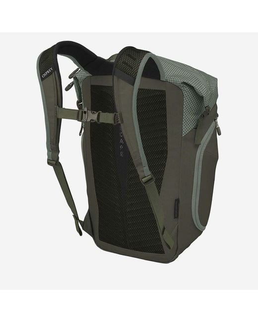 Osprey Green Transporter Backpack Nylon Backpacks for men