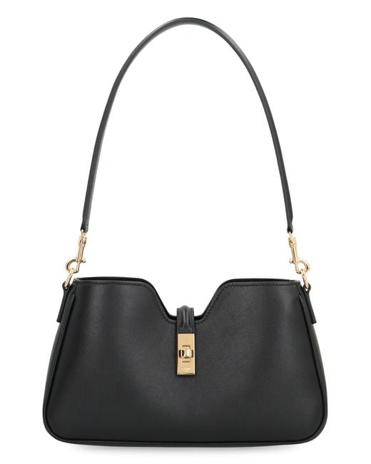 Céline Black Camille 16 Leather Shoulder Bag Lamb Handbags