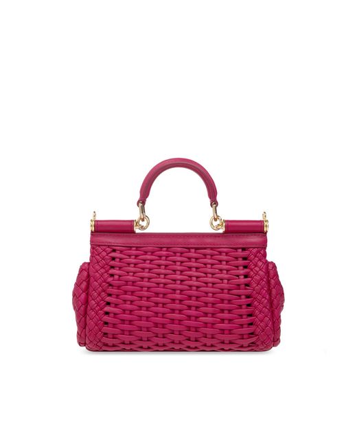 Dolce & Gabbana Pink 'sicily Small' Shoulder Bag