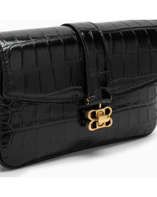 Balenciaga Black Leather Mini Cross-Body Bag