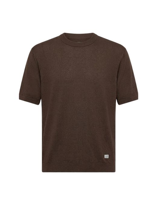 C P Company Brown Sweater Linen for men