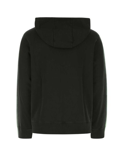 Koche Black Cotton Oversize Sweatshirt for men
